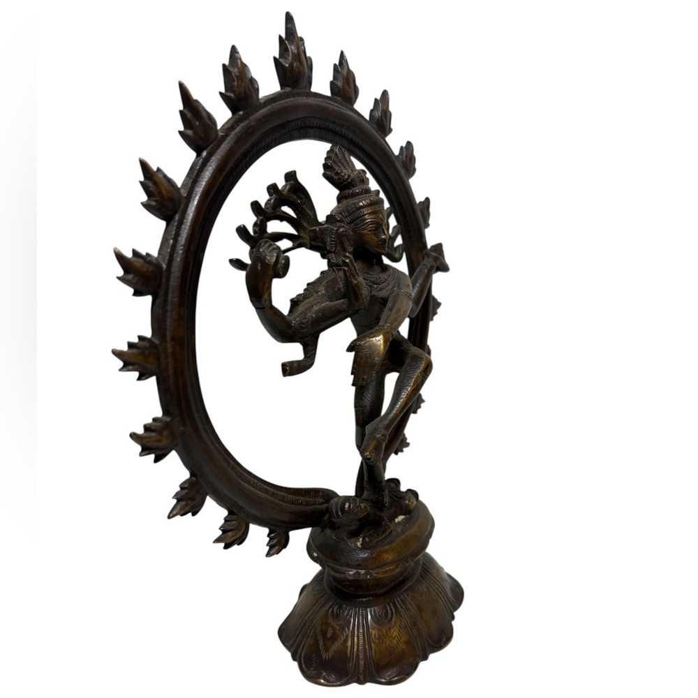 Bronze Dancing Hindu god  Shiva Nataraja CR1 - Picture 6 of 8